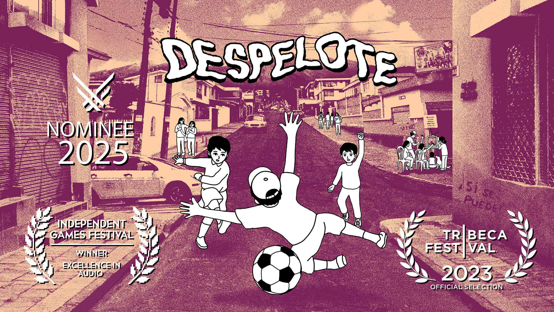 despelote. Un juego de Julián Cordero y Sebastián Valbuena.